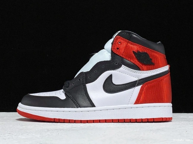 Satin CD0461-016 High 1 Retro Jordan Toe Black Air 0812